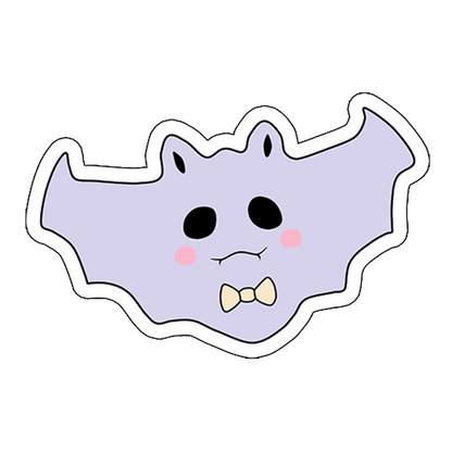 sticker liliac cu papion