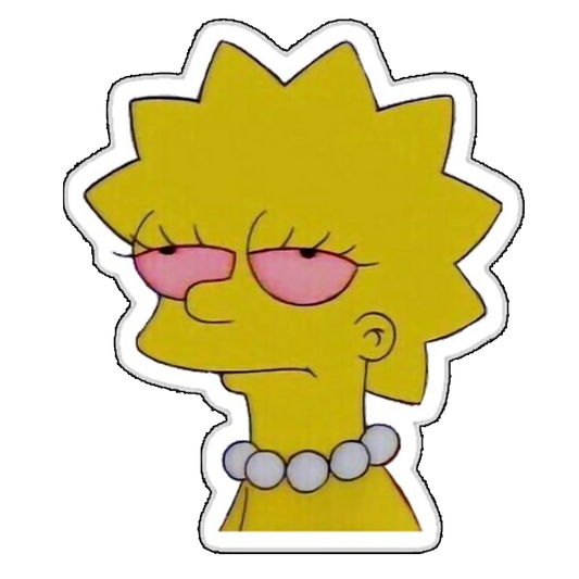 Sticker Lisa Simpson