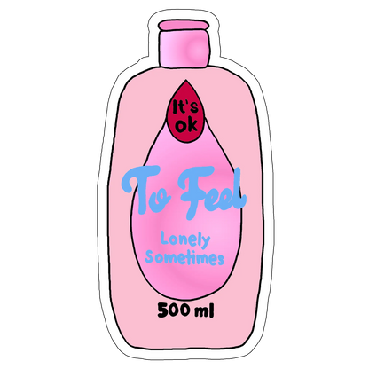 sticker loneliness oil