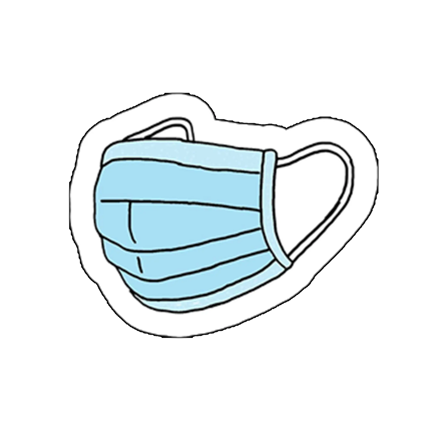 sticker mască