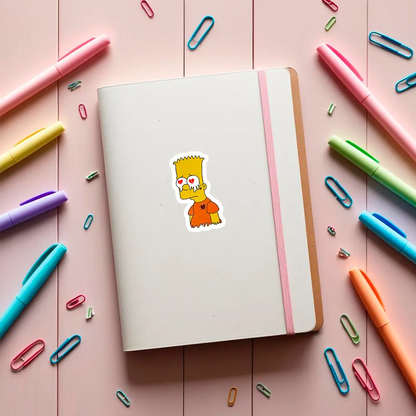 sticker melting over love