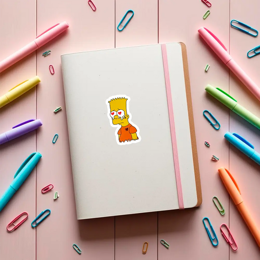 sticker melting over love