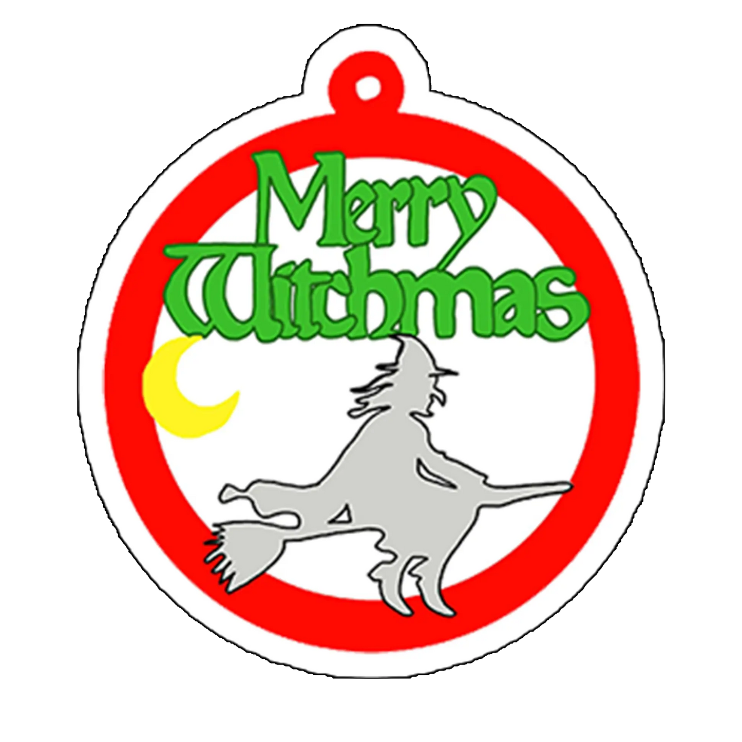 sticker merry witchmas