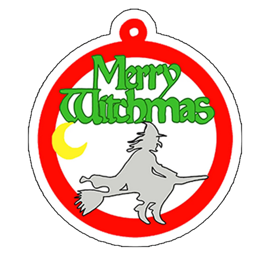 sticker merry witchmas