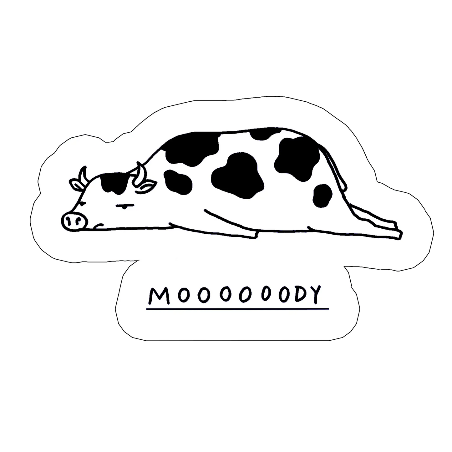 sticker mooooody
