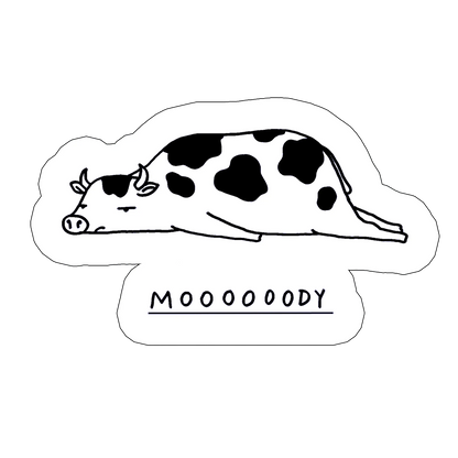 sticker mooooody