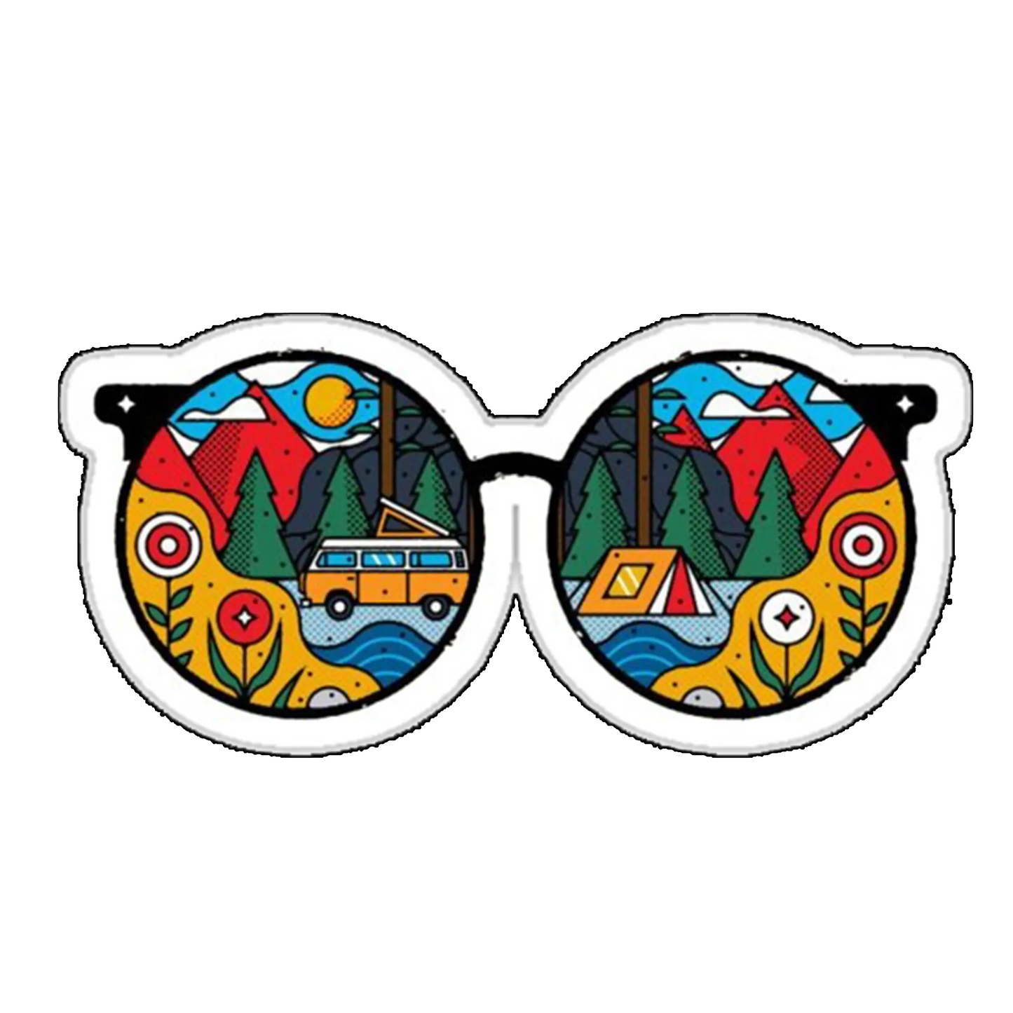 Sticker ochelari