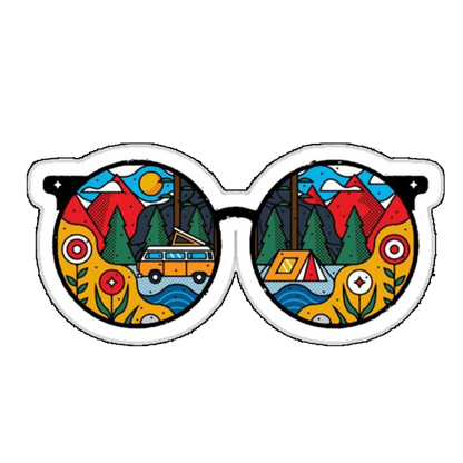 Sticker ochelari