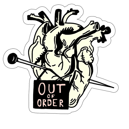 sticker out of order