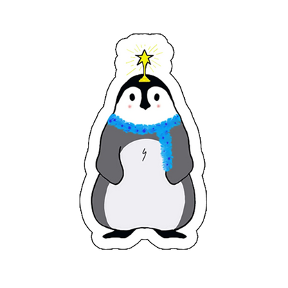 sticker pinguin_de_sărbători