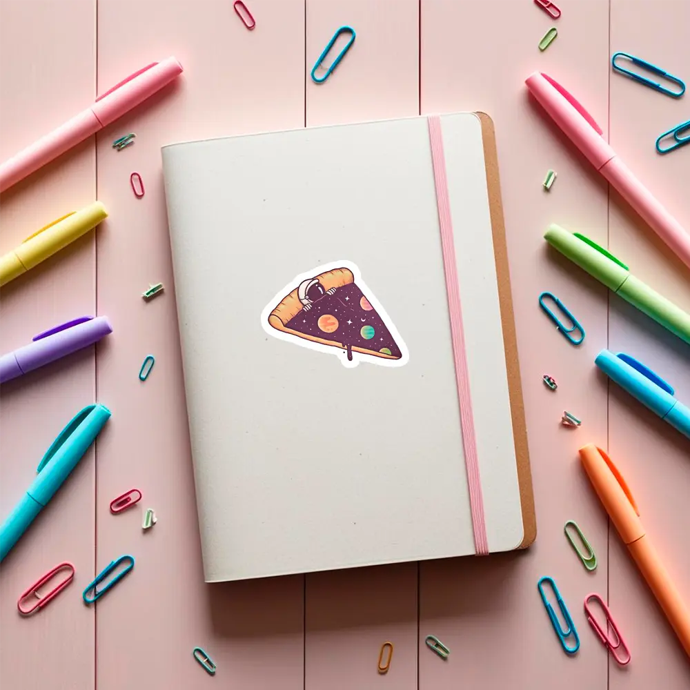Sticker Pizza Galaxy