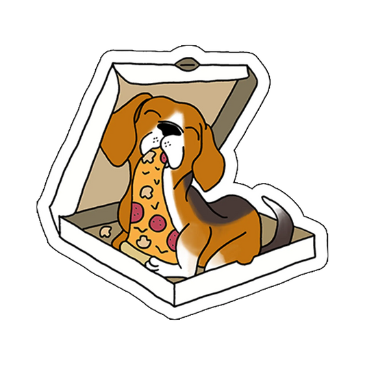 sticker pizza lover
