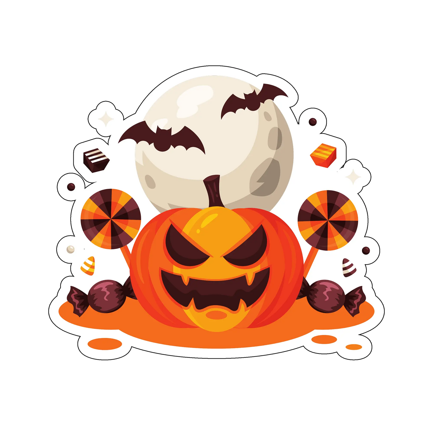 sticker pumpkin