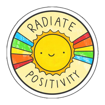 Sticker Radiate Positivity