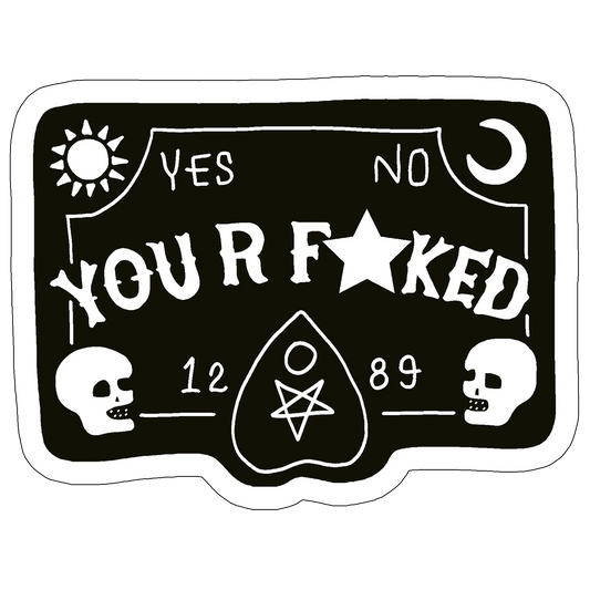 sticker realistic board