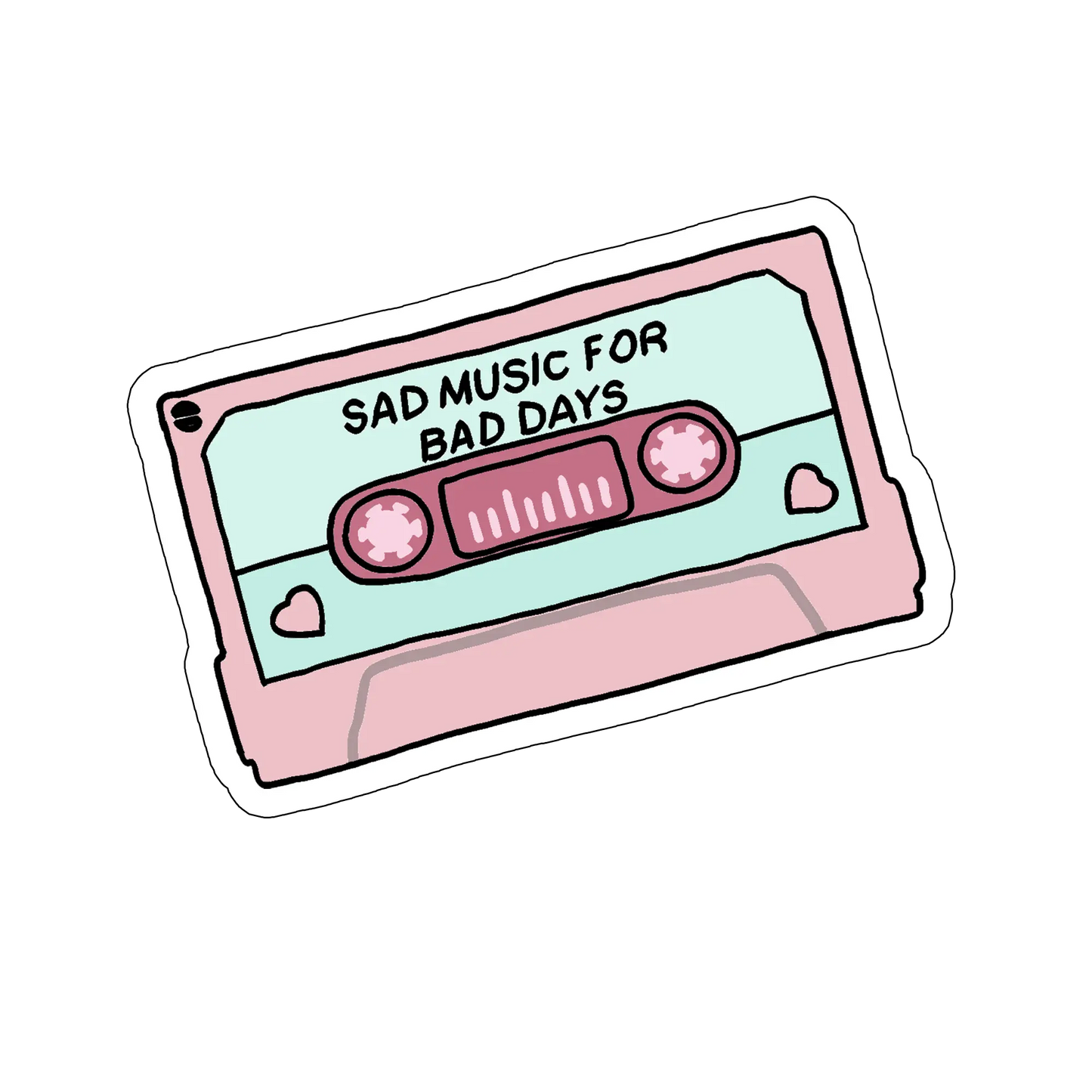 sticker sad music