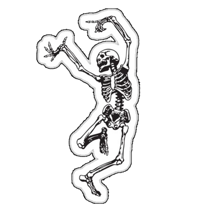 Sticker Schelet dansator