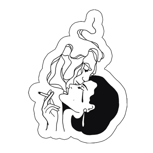 sticker smoking_love