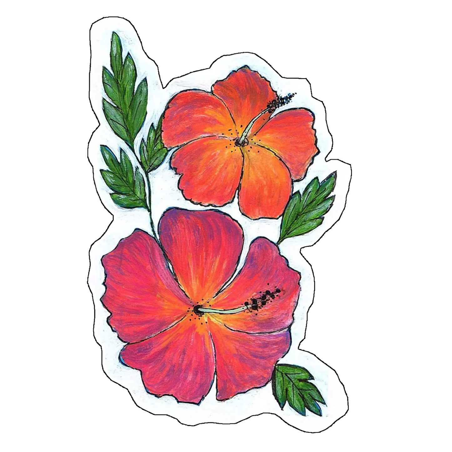 sticker trandafiri japonezi