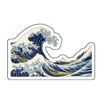 Sticker valuri mare