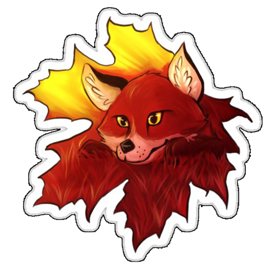 Sticker vulpe la panda