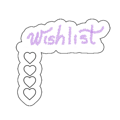 sticker wishlist